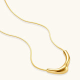 Curve Statement Necklace view 3