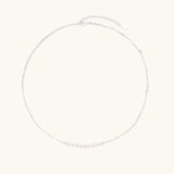 Luna Pearl Arc Necklace view 4