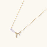 Pearl Bow Dreams Necklace view 4