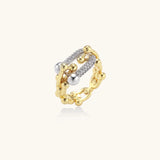 Chain Link Power Ring view 1