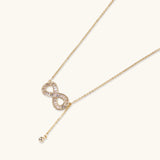 Infinity Sparkle Necklace view 3