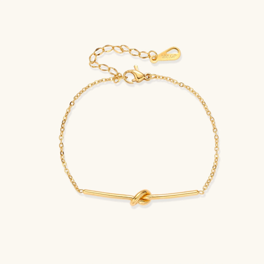 Twisted Knot Bar Bracelet