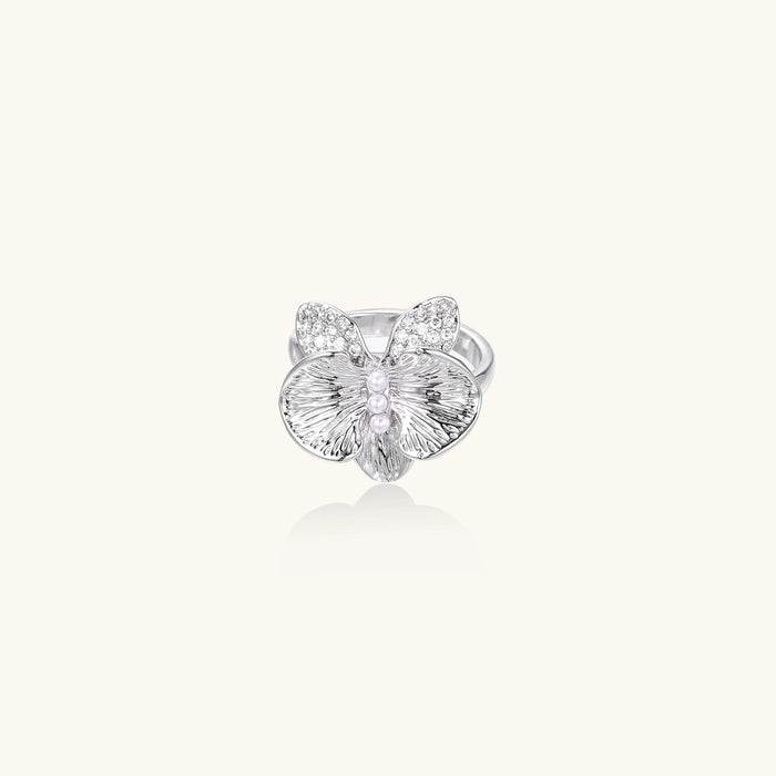 Pearl Orchid Ring