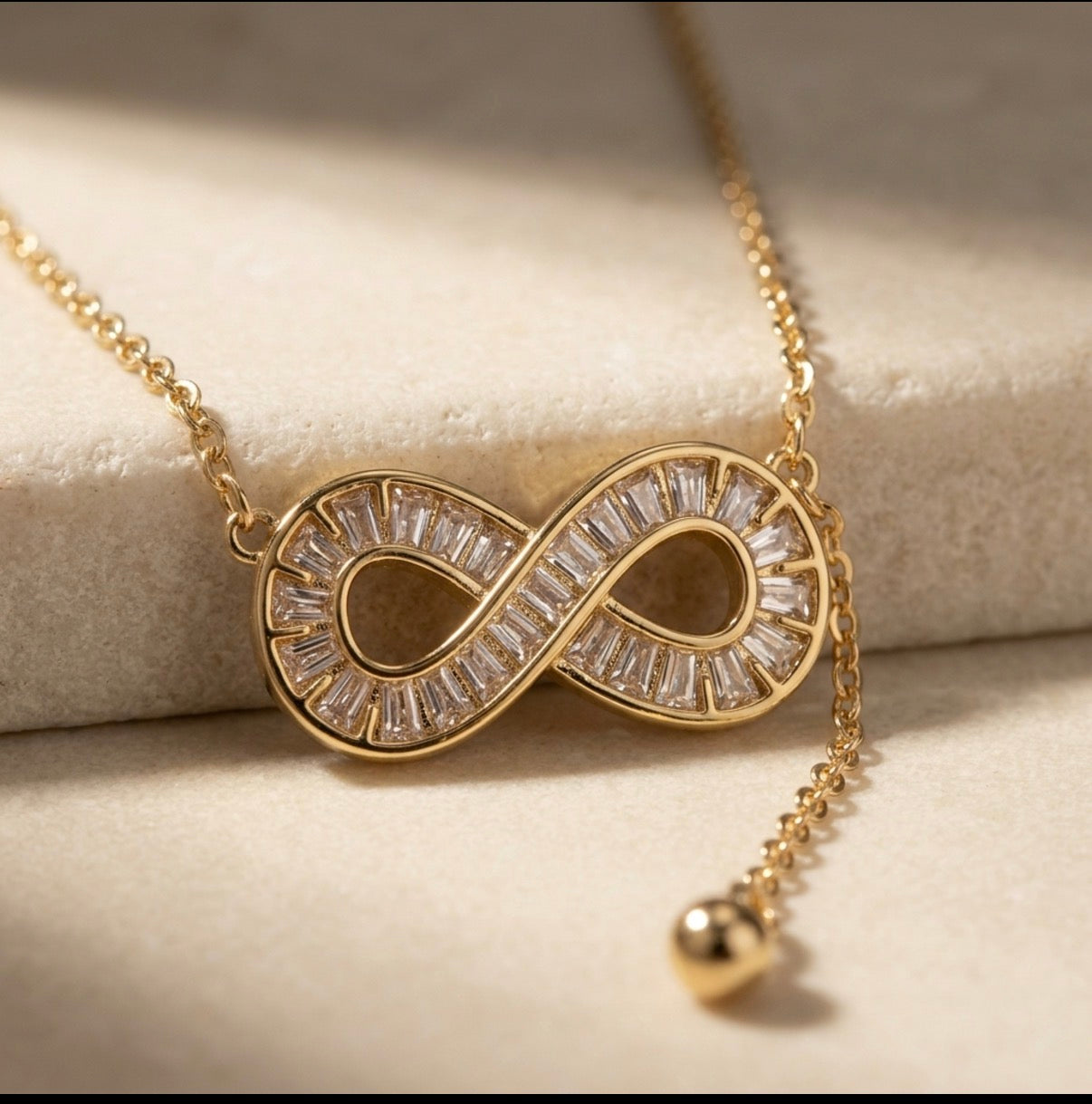 Infinity Sparkle Necklace