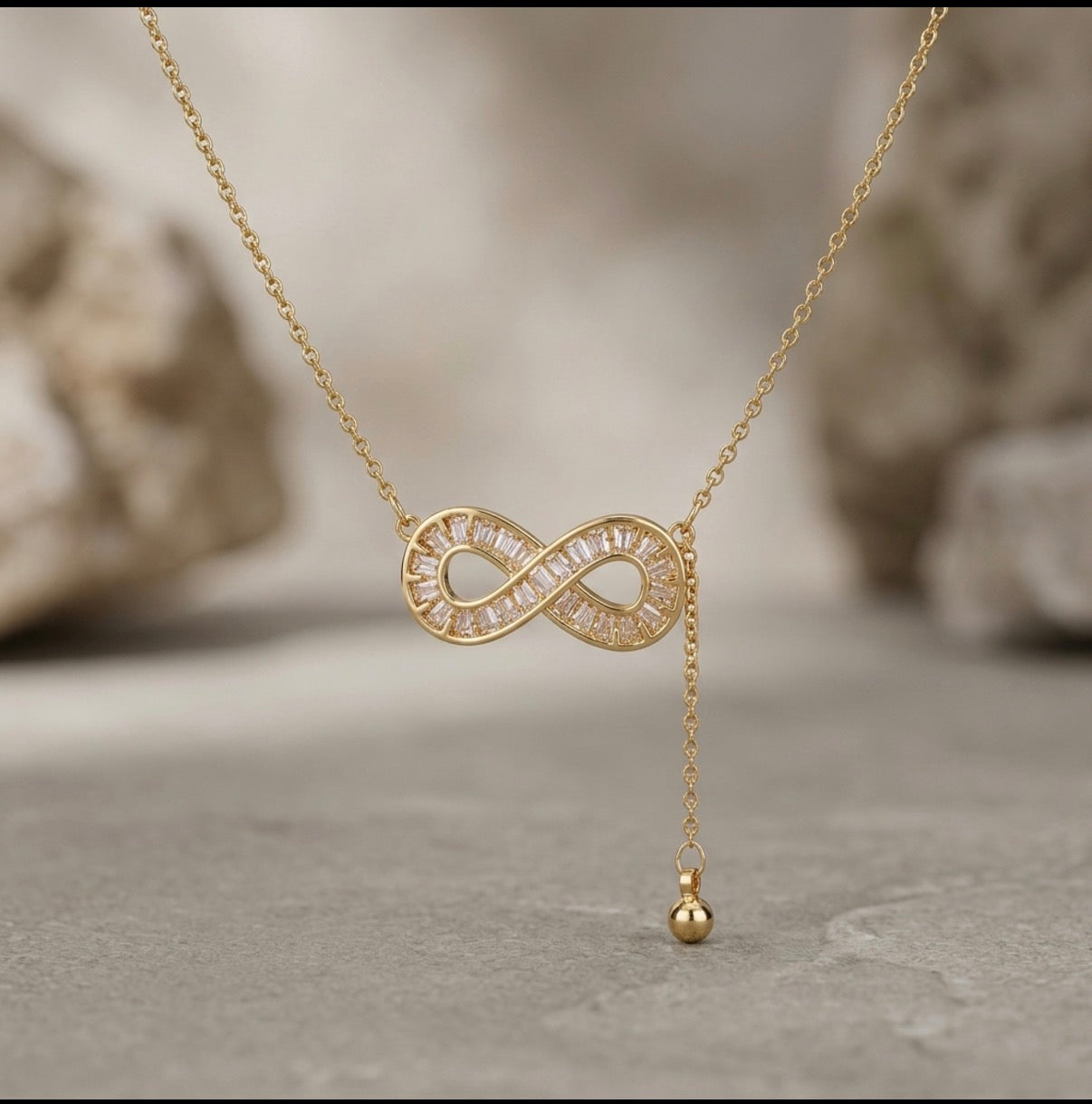 Infinity Sparkle Necklace