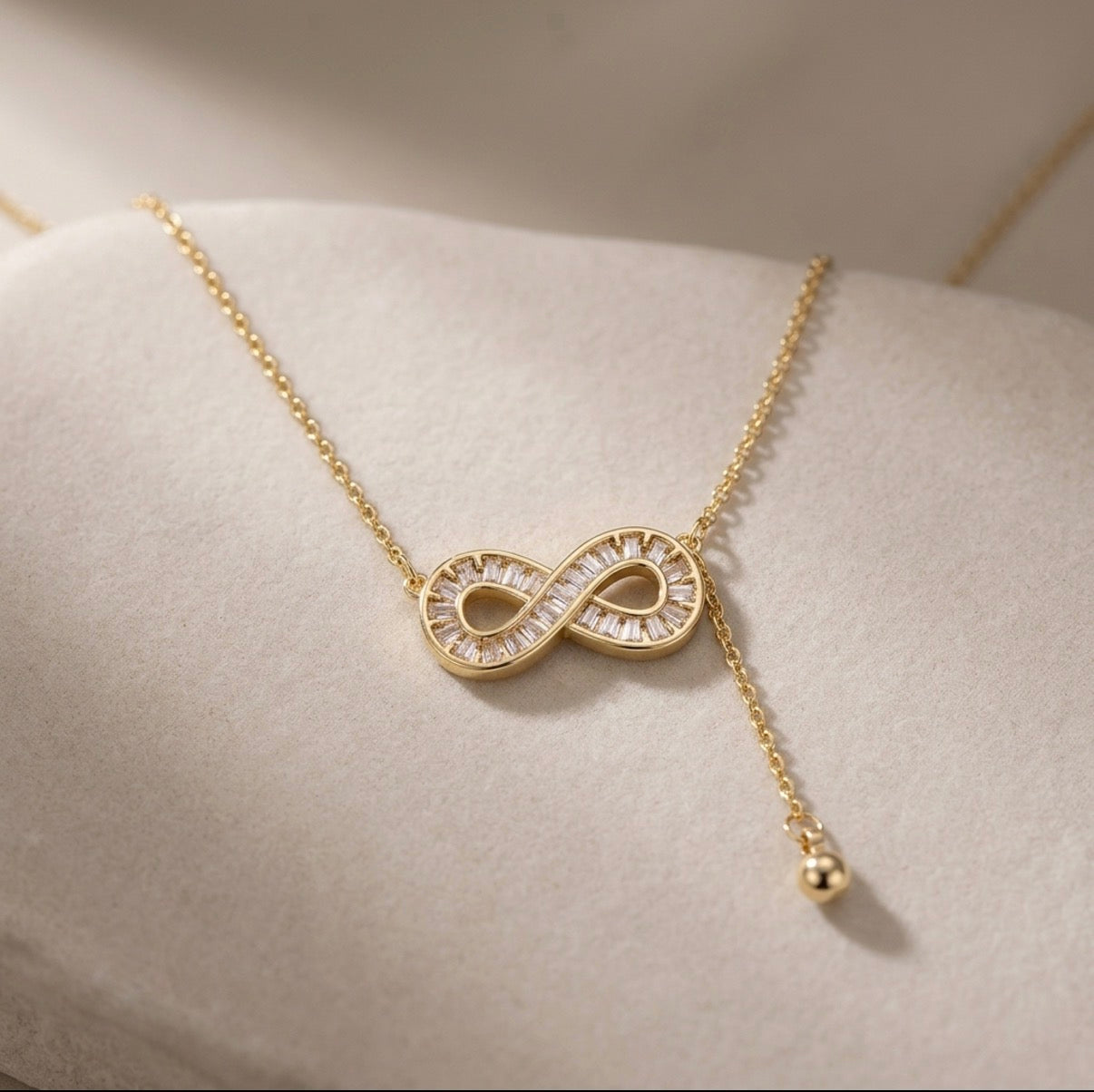 Infinity Sparkle Necklace