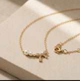 Pearl Bow Dreams Necklace view 6