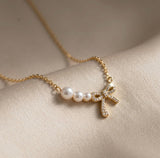 Pearl Bow Dreams Necklace view 5